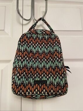 Vera Bradley SIERRA STREAM Quilted Insulated Lunch Bag Great Condition